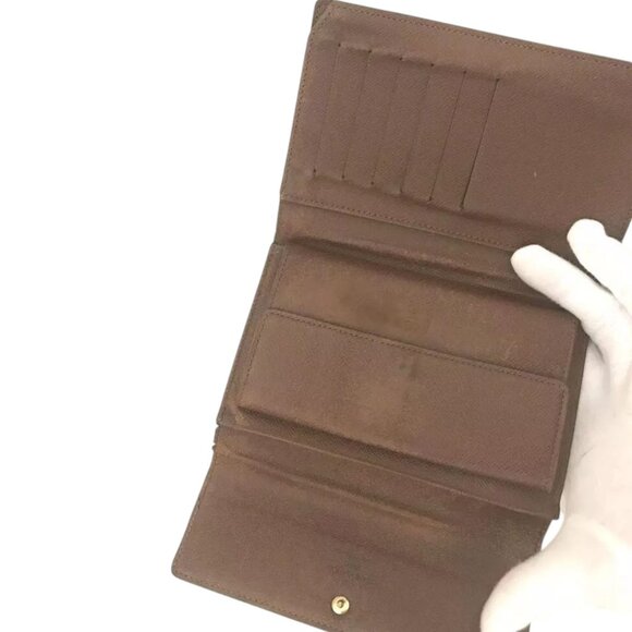 893183BJ (L1) Louis Vuitton Wallet Porte Tresor Etui Papiers Brown Monogram - Picture 5 of 9